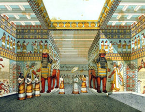 Inside the Palace of Babylon of the Prophet Daniel's time