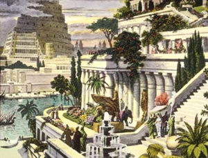 The Hanging Gardens of Babylon of the Prophet Daniel's time