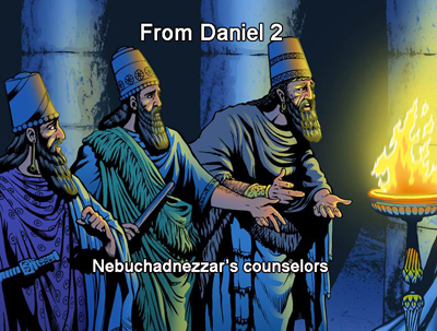 Babylonian counselors from the Book of Daniel