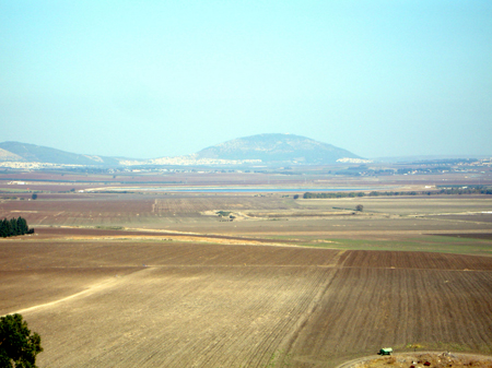 The hill of Megiddo, Israel