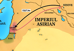 Romanian Assyrian Empire map